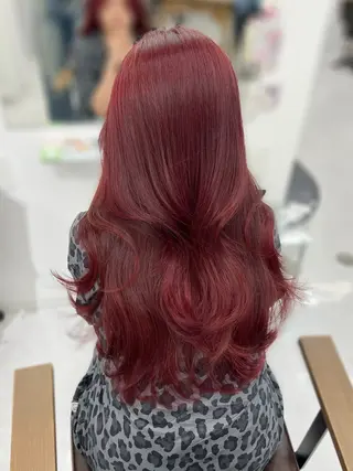 ロング カラー 大林 菜海のヘアスタイル