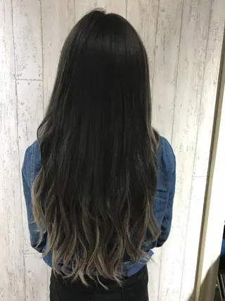 ロング カラー 縮毛矯正＆髪質改善特化型サロン所属・髪質改善＆縮毛矯正 三上大地のヘアスタイル