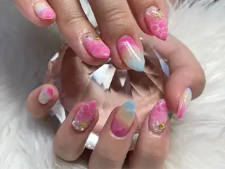 ミディアム ネイル nail yukkoのネイルデザイン