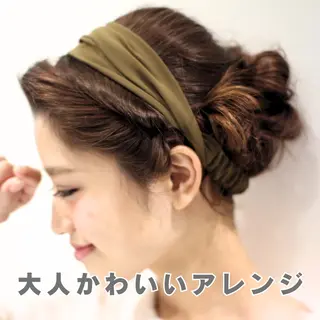 ヘアアレンジ Endearing 銀座/レイヤーカットのヘアスタイル