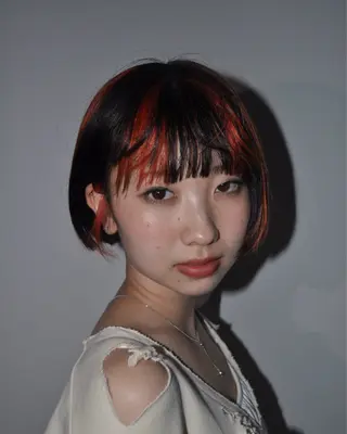 カラー こだわりハイトーン/ ケアブリーチ/岸のヘアスタイル