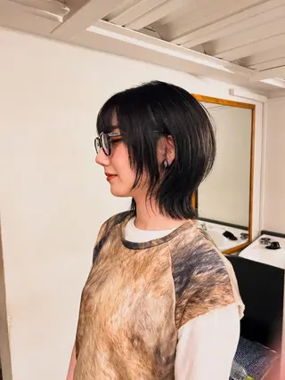 ショート カラー 🌿ボブ パーマ高橋啓太🌿のヘアスタイル