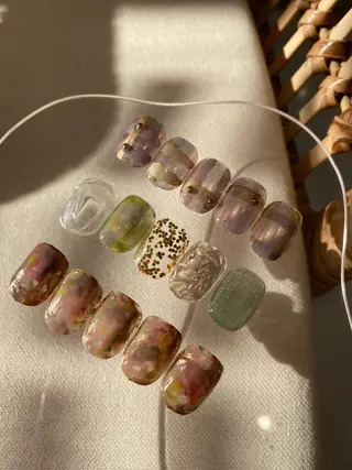 ネイル 草加ニュアンスネイル 🌚hersのネイルデザイン