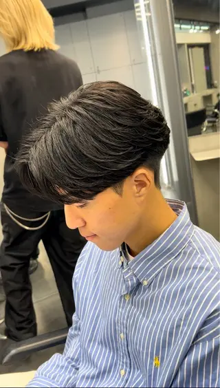 パーマ メンズ 藤平海音/fifth PARKのヘアスタイル