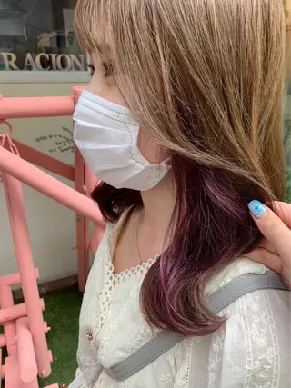 カラー newi梅田🫧韓国 ヘア🫧sakiのヘアスタイル