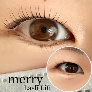 マツエク・マツパ merry Lash Liftのマツエク・マツパデザイン
