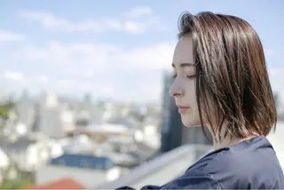 ミディアム 髪質改善ストレート、 カラー清野雄大のヘアスタイル