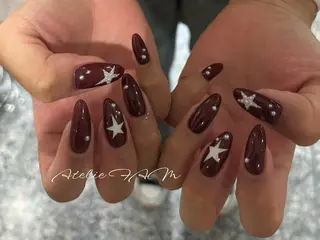 セミロング nail&eyelashsalon atelier fam上本町店所属・アトリエ FAMのネイルデザイン