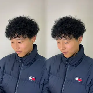 パーマ メンズ Ash/ tomona𝜗𝜚のヘアスタイル