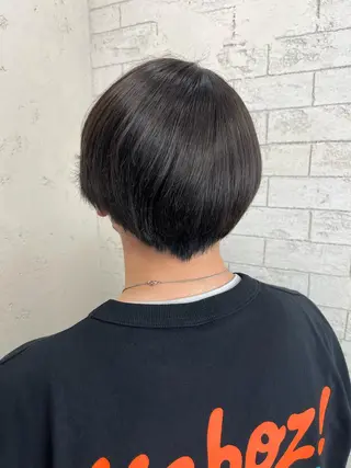 ショート カラー メンズ 🪽髪質改善ストレー ト🤍美羽🤍のヘアスタイル