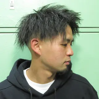 パーマ メンズ Le'a所属・渋谷/フェード/ 國分 翔のヘアスタイル