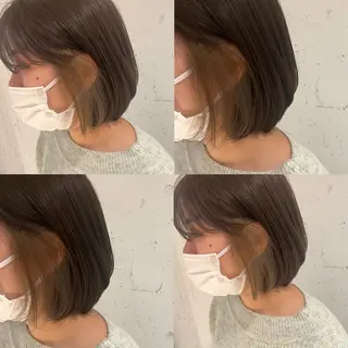 ショート カラー カジュアルを女っぽく 𝗮𝘆𝗮𝗰𝗼のヘアスタイル