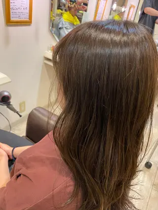 セミロング カラー ヘアアレンジ アンプヘアー  西京極店所属・unpeuhair/ 宮岡　光希のその他イメージ