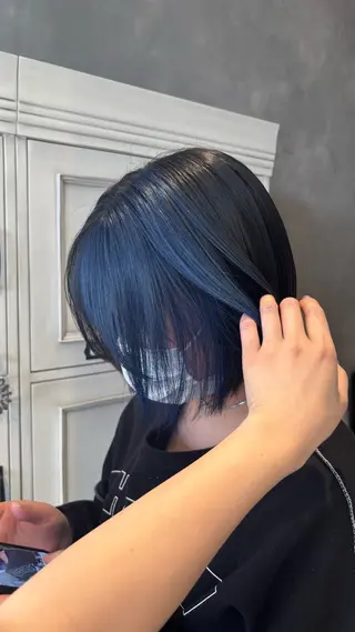 ショート カラー 長瀬 友唯のヘアスタイル