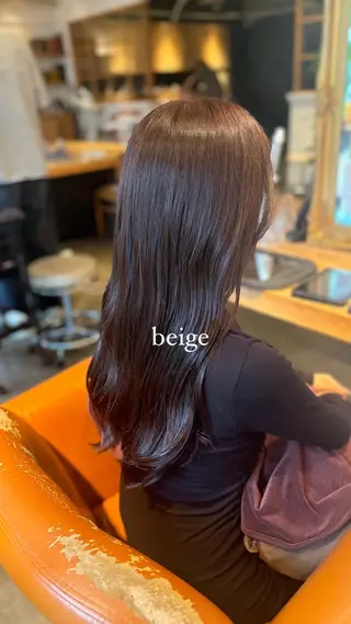 ロング カラー 髪質改善カラー ブラウン🤎YUMEのヘアスタイル
