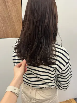 セミロング 西山 紗耶香🪽 透明感カラー/ボブのヘアスタイル