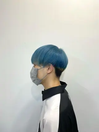 ショート sunc所属・梅田l大人韓国ヘア レイヤー×艶カラーのヘアスタイル