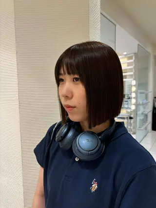 ショート 韓国レイヤー🪽 耳ツボジュエリーのヘアスタイル