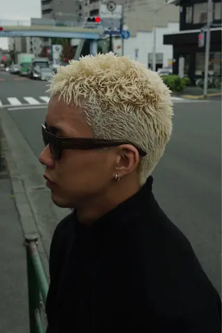 ショート カラー メンズ 後藤 優斗のヘアスタイル