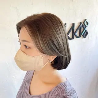 ショート カラー ヘアアレンジ Add9 柳田健登のヘアスタイル