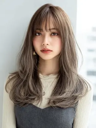 セミロング 生艶髪＆レイヤー🔔 渋谷お薦めNo.1✨のヘアスタイル