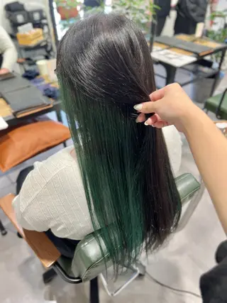 ロング カラー 韓国風レイヤー ∕ 大隣 里桜のヘアスタイル