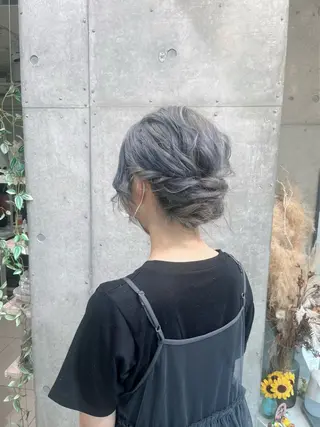 ヘアアレンジ 透明感♡暗髪カラー/ Kazuha🎀のヘアスタイル