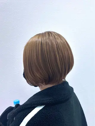ショート カラー 金沢美容室 KUSHUKAのヘアスタイル