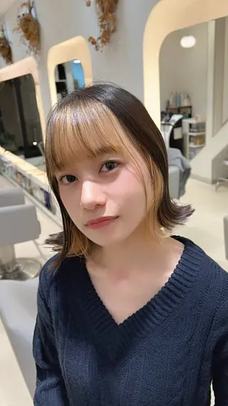 ショート カラー 堀井 凌平のヘアスタイル