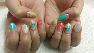 ネイル 河野ちえ (雑誌掲載サロン)のネイルデザイン