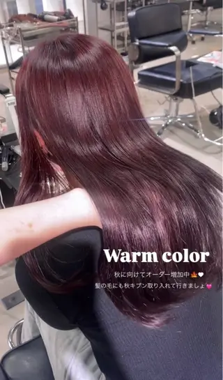 ロング カラー トレンドスタイル/ ワンホン/YURIのヘアスタイル