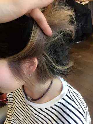 ショート カラー 原宿サロン代表 デザインカラー伊藤卓のヘアスタイル