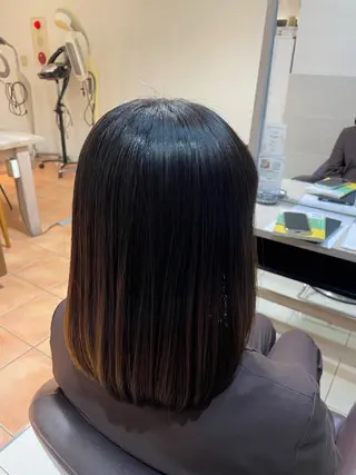 ミディアム 新宿 /透明感カラー レイヤー/NANAのヘアスタイル