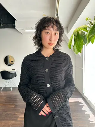 ミディアム パーマ ボブ・レイヤー支持 No.1/Ryokiのヘアスタイル