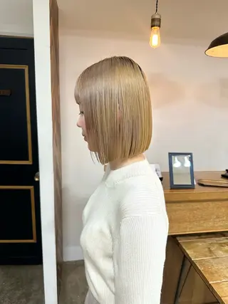 ミディアム NAGISA 🎀透明感カラー🎀のヘアスタイル