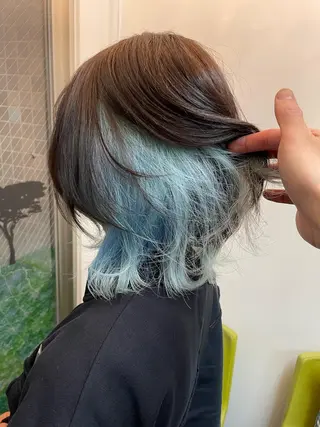 ミディアム カラー verde所属・ノザキ　カイシ /武蔵小山のヘアスタイル
