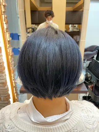 ショート 新籾 尚哉のヘアスタイル