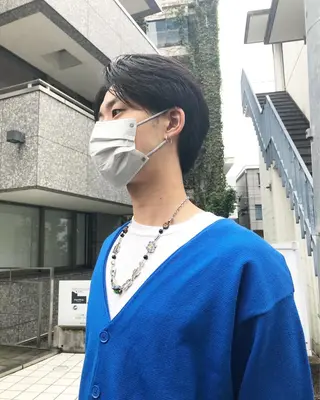 ヘアアレンジ メンズ ainico+所属・メンズ特化✂️栗原 侑也のヘアスタイル