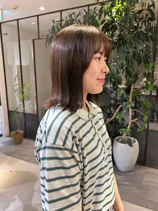 ミディアム カラー FILMS所属・FILMS 銀座店 Mikotoのヘアスタイル