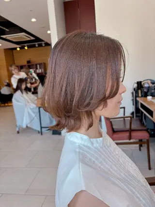 ミディアム ボブ/ミディアム 親しみやすさ/さくらのヘアスタイル