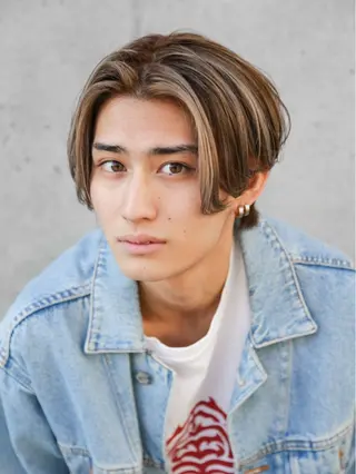 ショート カラー メンズ メンズパーマ メンズ特化ryoのヘアスタイル