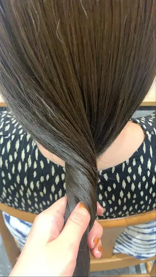 ロング カラー soi 小島陽香のヘアスタイル