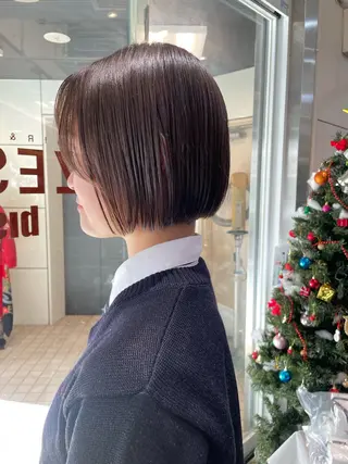 ショート カラー ニュアンスネイル/ ボブ/まちゃこのヘアスタイル