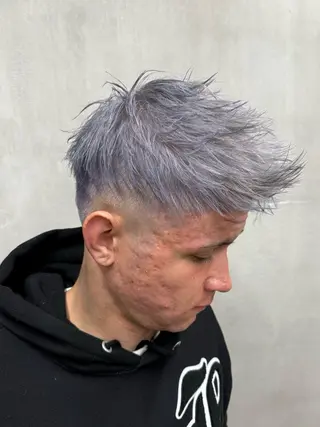 ショート カラー MEN'S HAIR BLEACHi 名駅店所属・ブリーチモデル募集中 /伊藤優真のヘアスタイル