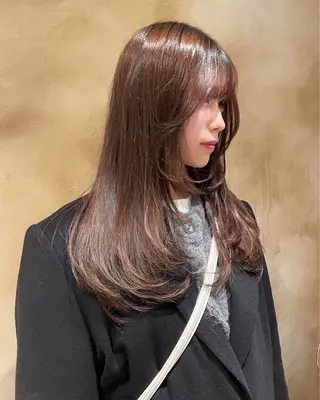 ロング カラー zina 難波所属・Zina難波/ 韓国ヘア🐰mikuのヘアスタイル