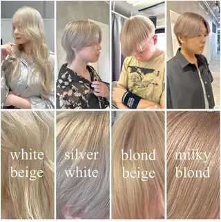 カラー ベージュ🧸🤎/ブ リーチ/あかね🕊️のヘアスタイル