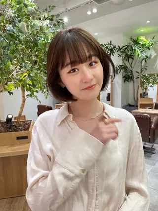 ミディアム L'EANE THE TOKYO所属・美顔形成カット｜青山 髪質改善｜三浦秀太郎のヘアスタイル