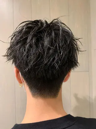 ショート メンズ 糟谷 慈英のヘアスタイル