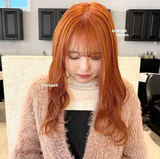 ミディアム カラー カットモデル募集 nanami‪ ꪔ̤のヘアスタイル