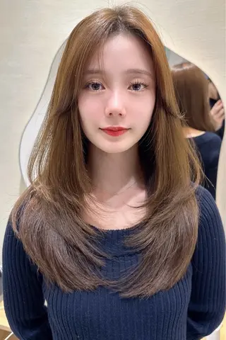 セミロング LOE所属・武山 滉平のヘアスタイル